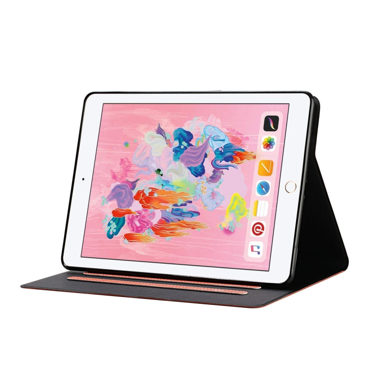 For iPad 9.7 (2017/2018) & Air 2 & Air Solid Color Horizontal Flip Leather Case with Card Slots & Holder & Sleep / Wake-up Function(Orange) - iPad 9.7 (2018) & (2017) Cases by buy2fix | Online Shopping UK | buy2fix
