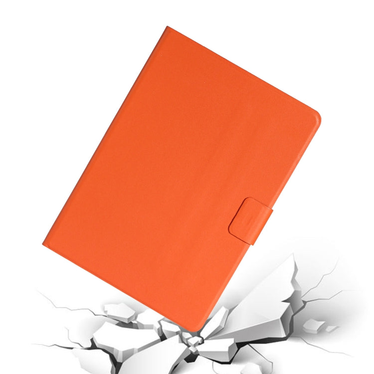 For iPad 9.7 (2017/2018) & Air 2 & Air Solid Color Horizontal Flip Leather Case with Card Slots & Holder & Sleep / Wake-up Function(Orange) - iPad 9.7 (2018) & (2017) Cases by buy2fix | Online Shopping UK | buy2fix