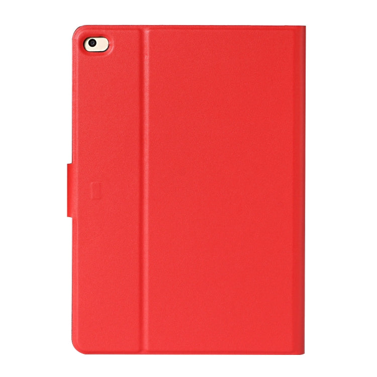 For iPad 9.7 (2017/2018) & Air 2 & Air Solid Color Horizontal Flip Leather Case with Card Slots & Holder & Sleep / Wake-up Function(Red) - iPad 9.7 (2018) & (2017) Cases by buy2fix | Online Shopping UK | buy2fix