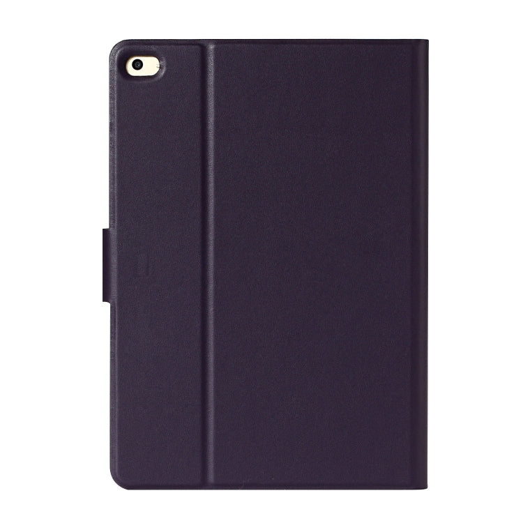 For iPad 9.7 (2017/2018) & Air 2 & Air Solid Color Horizontal Flip Leather Case with Card Slots & Holder & Sleep / Wake-up Function(Purple) - iPad 9.7 (2018) & (2017) Cases by buy2fix | Online Shopping UK | buy2fix