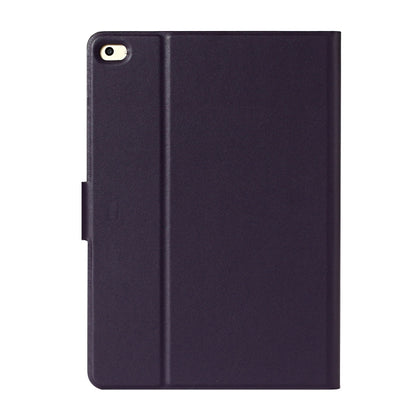 For iPad 9.7 (2017/2018) & Air 2 & Air Solid Color Horizontal Flip Leather Case with Card Slots & Holder & Sleep / Wake-up Function(Purple) - iPad 9.7 (2018) & (2017) Cases by buy2fix | Online Shopping UK | buy2fix