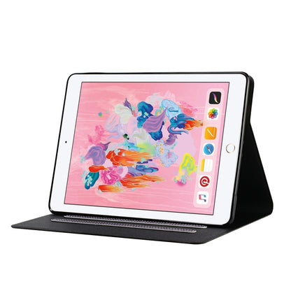 For iPad 9.7 (2017/2018) & Air 2 & Air Solid Color Horizontal Flip Leather Case with Card Slots & Holder & Sleep / Wake-up Function(Purple) - iPad 9.7 (2018) & (2017) Cases by buy2fix | Online Shopping UK | buy2fix