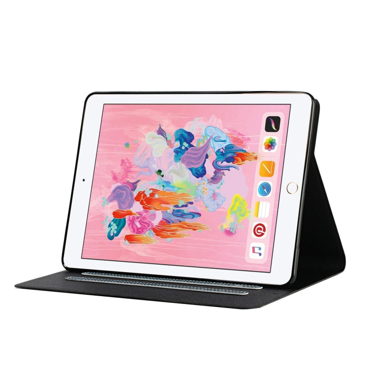 For iPad 9.7 (2017/2018) & Air 2 & Air Solid Color Horizontal Flip Leather Case with Card Slots & Holder & Sleep / Wake-up Function(Dark Green) - iPad 9.7 (2018) & (2017) Cases by buy2fix | Online Shopping UK | buy2fix