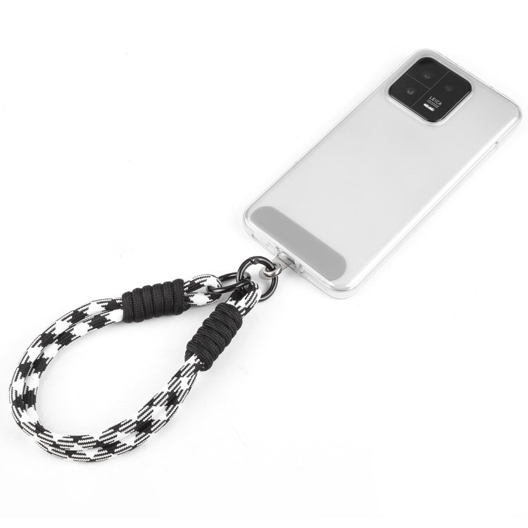 Dopamine Color Double Buckle Twist Rope Short Lanyard(Red Black) - Lanyards & Wrist Straps by buy2fix | Online Shopping UK | buy2fix