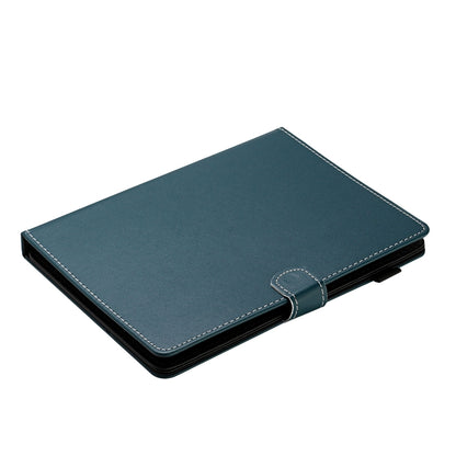 For 8 inch Universal Solid Color Horizontal Flip Leather Case with Card Slots & Holder & Pen Slot(Dark Green) - 8 inch by buy2fix | Online Shopping UK | buy2fix