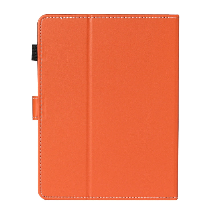 For 10 inch Universal Solid Color Horizontal Flip Leather Case with Card Slots & Holder & Pen Slot(Orange) - 10 - 11 inch by buy2fix | Online Shopping UK | buy2fix