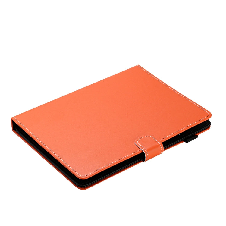 For 10 inch Universal Solid Color Horizontal Flip Leather Case with Card Slots & Holder & Pen Slot(Orange) - 10 - 11 inch by buy2fix | Online Shopping UK | buy2fix