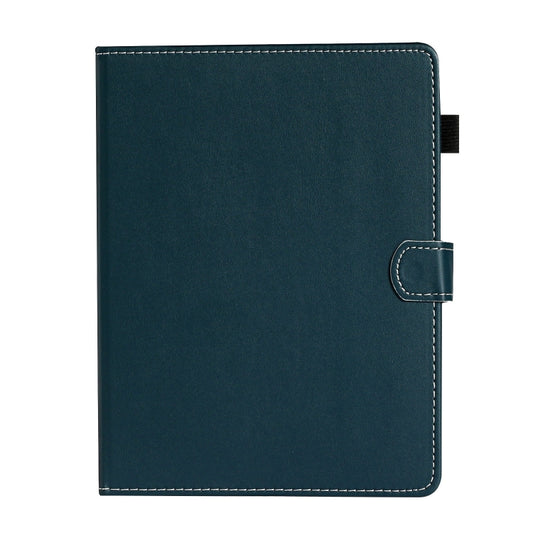 For 10 inch Universal Solid Color Horizontal Flip Leather Case with Card Slots & Holder & Pen Slot(Dark Green) - 10 - 11 inch by buy2fix | Online Shopping UK | buy2fix
