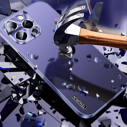 For iPhone 16 Pro Streamer Series Micro Frosted Metal Paint PC Phone Case(Sierra Blue) - iPhone 16 Pro Cases by buy2fix | Online Shopping UK | buy2fix