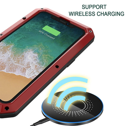 For iPhone 15 Plus Shockproof Life Waterproof Dust-proof Metal + Silicone Phone Case(Red) - iPhone 15 Plus Cases by buy2fix | Online Shopping UK | buy2fix