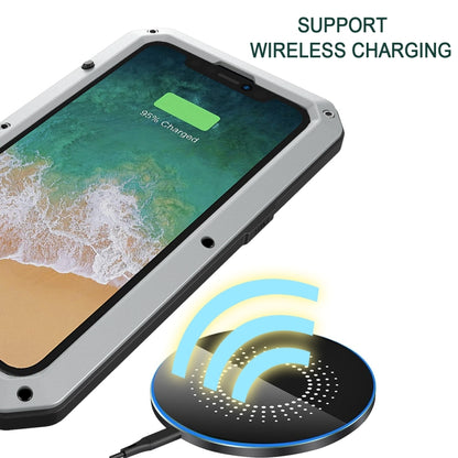 For iPhone 15 Plus Shockproof Life Waterproof Dust-proof Metal + Silicone Phone Case(Silver) - iPhone 15 Plus Cases by buy2fix | Online Shopping UK | buy2fix