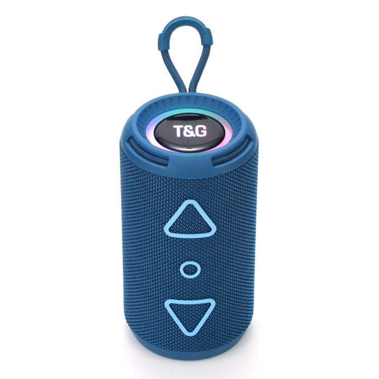 T&G TG-656 Portable Wireless 3D Stereo Subwoofer Bluetooth Speaker Support FM / LED Atmosphere Light(Blue) - Desktop Speaker by T&G | Online Shopping UK | buy2fix