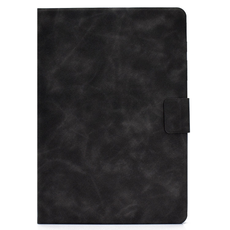 For iPad Pro 11 2024 Cowhide Texture Leather Smart Tablet Case(Grey) - iPad Pro 11 2024 Cases by buy2fix | Online Shopping UK | buy2fix