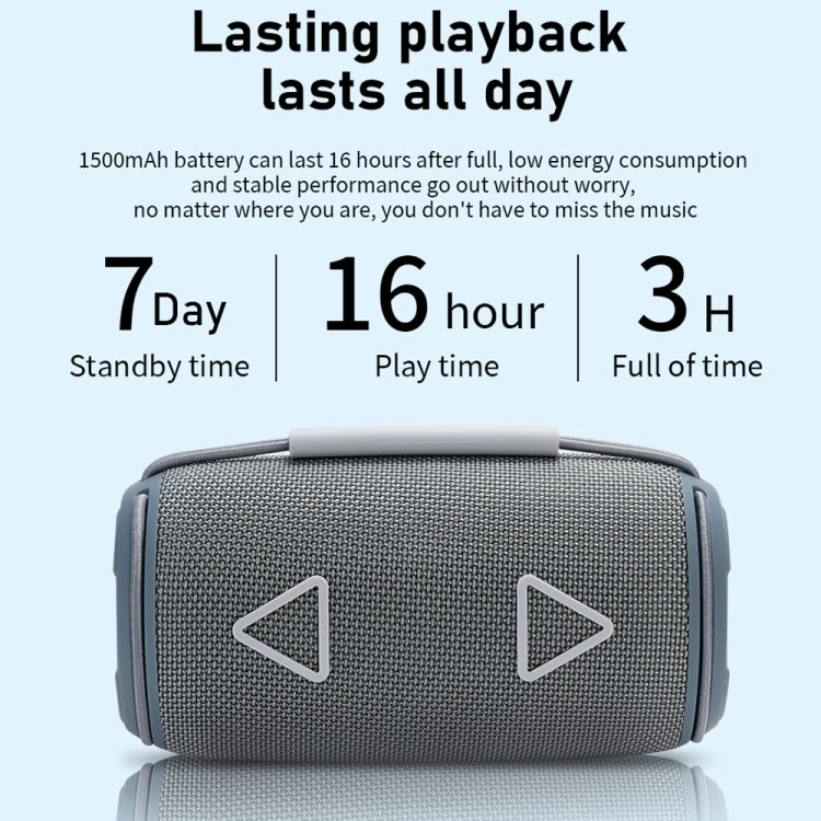 T&G TG-657 Portable Wireless 3D Stereo Subwoofer Bluetooth Speaker Support FM / LED Atmosphere Light(Red) - Desktop Speaker by T&G | Online Shopping UK | buy2fix