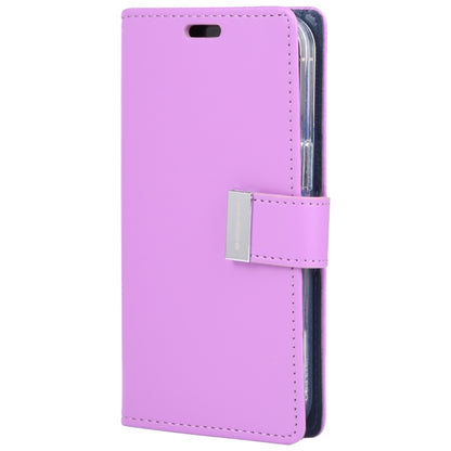 For iPhone 15 Pro Max GOOSPERY RICH DIARY Crazy Horse Texture Leather Phone Case(Purple) - iPhone 15 Pro Max Cases by GOOSPERY | Online Shopping UK | buy2fix