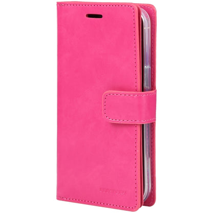 For iPhone 15 Plus GOOSPERY MANSOOR DIARY 9 Card Slots Leather Phone Case(Rose Red) - iPhone 15 Plus Cases by GOOSPERY | Online Shopping UK | buy2fix
