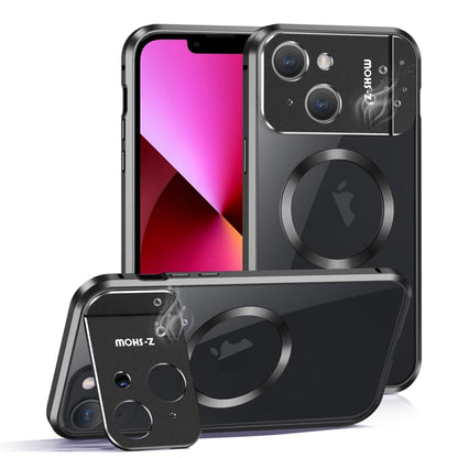 For iPhone 13 Aromatherapy Holder Single-sided MagSafe Magnetic Phone Case(Black) by buy2fix