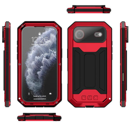 For iPhone Air R-JUST Sliding Camera IP54 Life Waterproof Holder Phone Case(Red) - iPhone Air Cases by R-JUST | Online Shopping UK | buy2fix