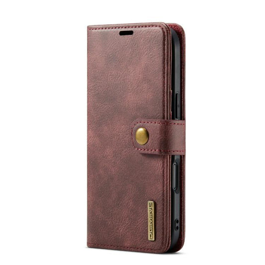 For iPhone Air DG.MING Crazy Horse Texture Detachable Magnetic Leather Phone Case(Red) - iPhone Air Cases by DG.MING | Online Shopping UK | buy2fix