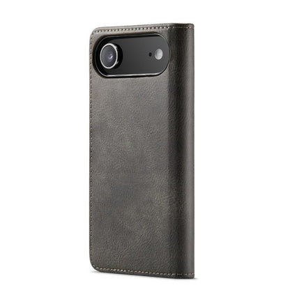 For iPhone 17 Air DG.MING Crazy Horse Texture Detachable Magnetic Leather Phone Case(Grey) - iPhone 17 Air Cases by DG.MING | Online Shopping UK | buy2fix