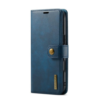For iPhone Air DG.MING Crazy Horse Texture Detachable Magnetic Leather Phone Case(Blue) - iPhone Air Cases by DG.MING | Online Shopping UK | buy2fix