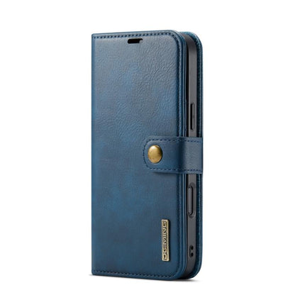 For iPhone 17 Pro Max DG.MING Crazy Horse Texture Detachable Magnetic Leather Phone Case(Blue) - iPhone 17 Pro Max Cases by DG.MING | Online Shopping UK | buy2fix