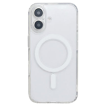 For iPhone 17 Fine Hole MagSafe Magnetic Clear Acrylic TPU Case(Transparent) - iPhone 17 Cases by buy2fix | Online Shopping UK | buy2fix