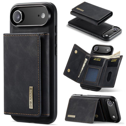 For iPhone 17 Air DG.MING M1 Series 3-Fold Multi Card Wallet Leather Phone Case(Black) - iPhone 17 Air Cases by DG.MING | Online Shopping UK | buy2fix