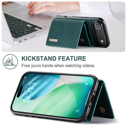 For iPhone Air DG.MING M1 Series 3-Fold Multi Card Wallet Leather Phone Case(Green) - iPhone Air Cases by DG.MING | Online Shopping UK | buy2fix