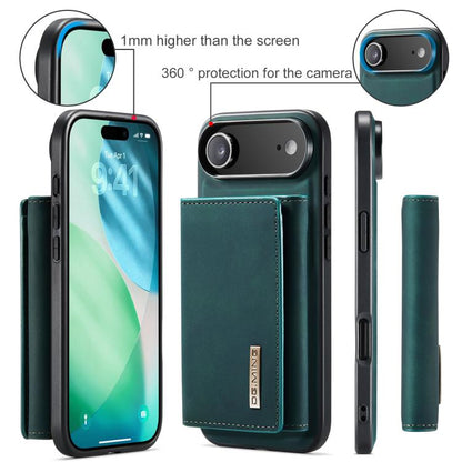 For iPhone Air DG.MING M1 Series 3-Fold Multi Card Wallet Leather Phone Case(Green) - iPhone Air Cases by DG.MING | Online Shopping UK | buy2fix