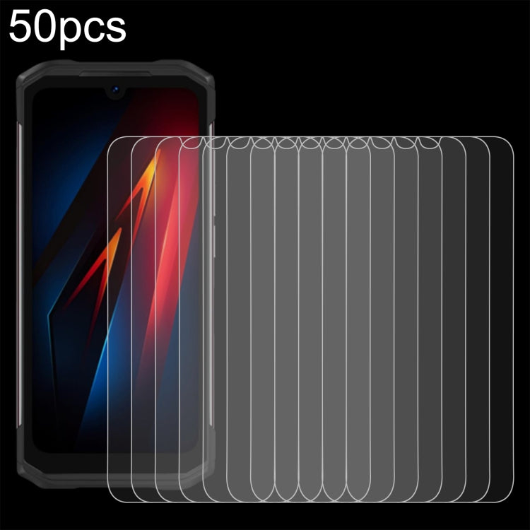 For DOOGEE S Punk 50pcs 0.26mm 9H 2.5D Tempered Glass Film - For Doogee by buy2fix | Online Shopping UK | buy2fix