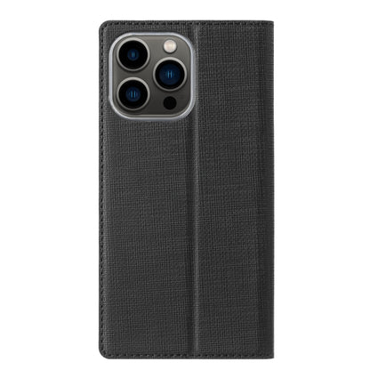 For iPhone 15 Pro ViLi DMX Series Shockproof TPU + PU Leather Magnetic Attraction Horizontal Flip Case(Black) - iPhone 15 Pro Cases by ViLi | Online Shopping UK | buy2fix