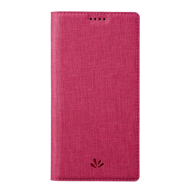 For iPhone 15 Pro ViLi DMX Series Shockproof TPU + PU Leather Magnetic Attraction Horizontal Flip Case(Rose Red) - iPhone 15 Pro Cases by ViLi | Online Shopping UK | buy2fix