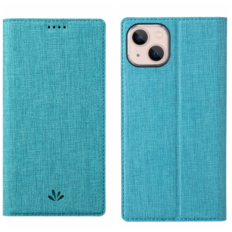 For iPhone 15 Plus ViLi DMX Series Shockproof TPU + PU Leather Magnetic Attraction Horizontal Flip Case(Blue) - iPhone 15 Plus Cases by ViLi | Online Shopping UK | buy2fix