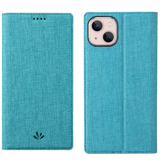 For iPhone 15 ViLi DMX Series Shockproof TPU + PU Leather Magnetic Attraction Horizontal Flip Case(Blue) - iPhone 15 Cases by ViLi | Online Shopping UK | buy2fix