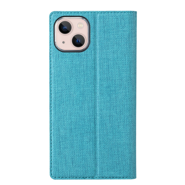 For iPhone 15 ViLi DMX Series Shockproof TPU + PU Leather Magnetic Attraction Horizontal Flip Case(Blue) - iPhone 15 Cases by ViLi | Online Shopping UK | buy2fix