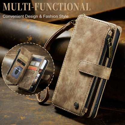 For iPhone 15 Plus CaseMe C30 Multifunctional Leather Phone Case(Brown) by CaseMe