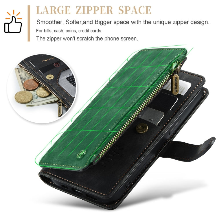 For iPhone 15 Plus CaseMe C30 Multifunctional Leather Phone Case(Black) by CaseMe