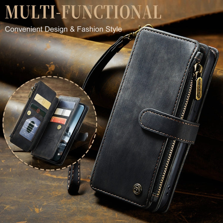 For iPhone 15 Pro CaseMe C30 Multifunctional Leather Phone Case(Black) by CaseMe
