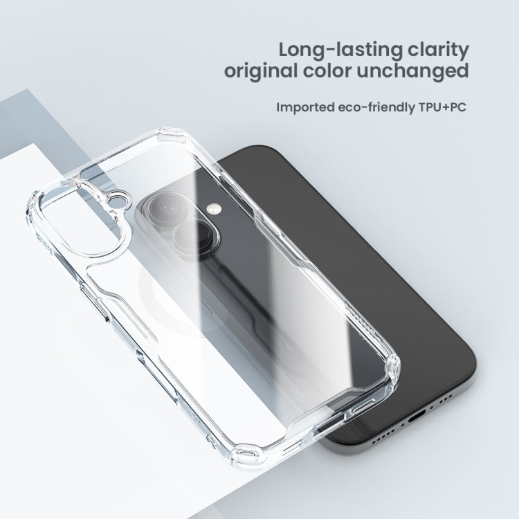 For iPhone 16 Plus NILLKIN Ultra Clear PC + TPU Phone Case(Transparent) - iPhone 16 Plus Cases by NILLKIN | Online Shopping UK | buy2fix