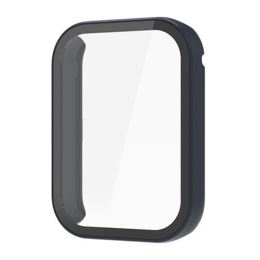 For Xiaomi Mi Band 8 Pro PC + Tempered Film Integrated Watch Protective Case(Midnight Blue) by buy2fix