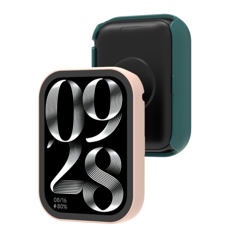 For Xiaomi Mi Band 8 Pro PC + Tempered Film Integrated Watch Protective Case(Midnight Blue) by buy2fix