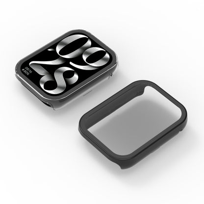 For Xiaomi Mi Band 8 Pro PC + Tempered Film Integrated Watch Protective Case(Midnight Blue) by buy2fix