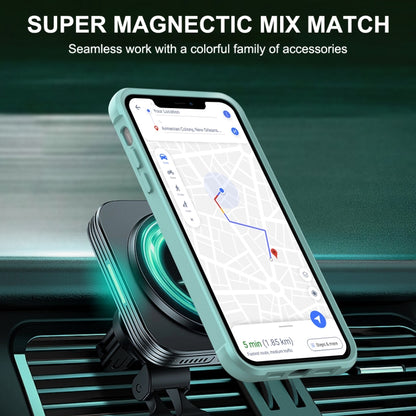 For iPhone 11 Pro Max MagSafe Magnetic Phone Case(Lake Blue) - iPhone 11 Pro Max Cases by buy2fix | Online Shopping UK | buy2fix