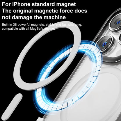 For iPhone 15 Pro Max MOMAX Magsafe Magnetic PC + TPU + Metal Phone Case(Blue) - iPhone 15 Pro Max Cases by MOMAX | Online Shopping UK | buy2fix