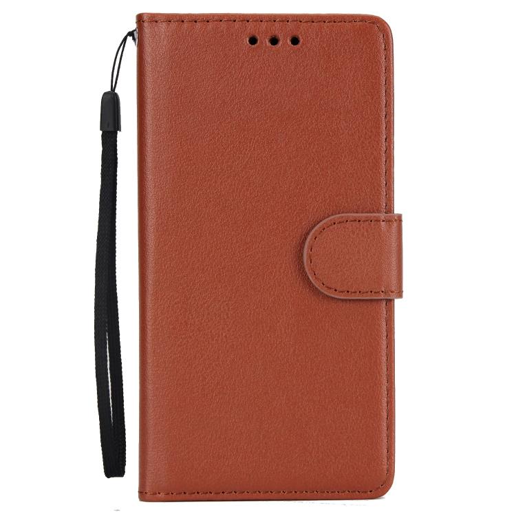 For iPhone 16e 3-Card Slots Multifunctional Leather Phone Case(Brown) - iPhone 16e Cases by buy2fix | Online Shopping UK | buy2fix