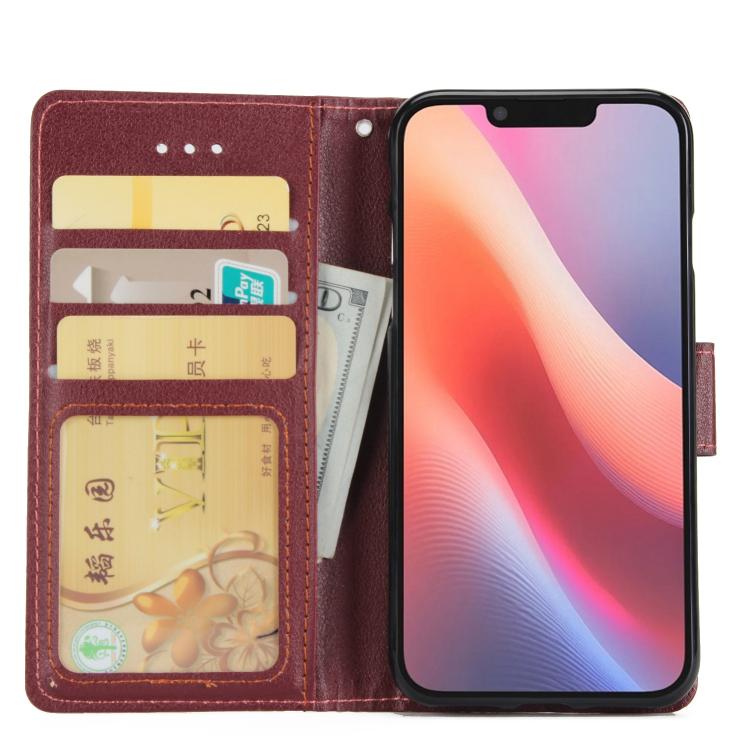 For iPhone 16e 3-Card Slots Multifunctional Leather Phone Case(Wine Red) - iPhone 16e Cases by buy2fix | Online Shopping UK | buy2fix