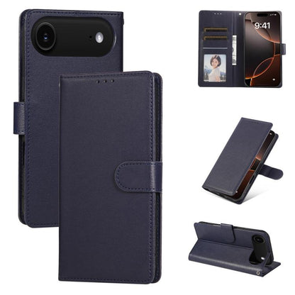 For iPhone Air 3-Card Slots Multifunctional Leather Phone Case(Blue) - iPhone Air Cases by buy2fix | Online Shopping UK | buy2fix