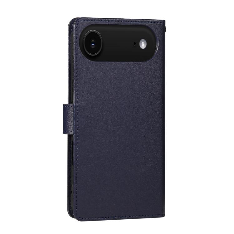 For iPhone Air 3-Card Slots Multifunctional Leather Phone Case(Blue) - iPhone Air Cases by buy2fix | Online Shopping UK | buy2fix
