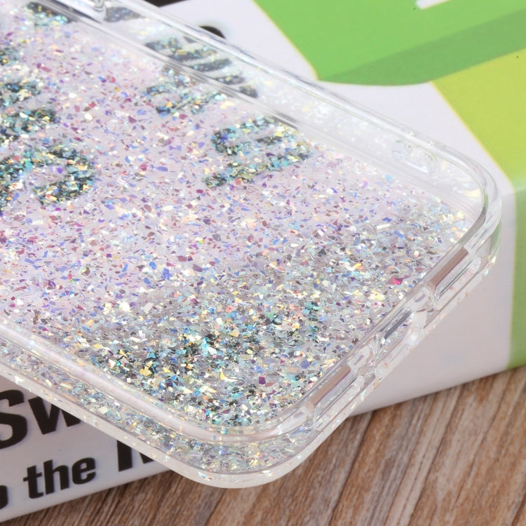 For iPhone 15 DFANS DESIGN Starry Sky Epoxy Phone Case(Silver) - iPhone 15 Cases by DFANS DESIGN | Online Shopping UK | buy2fix